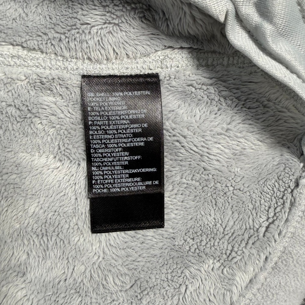 The North Face Osito 2 Full Zip Fleece Jacket Light Gray CTP8 Womens Large - Picture 6 of 8